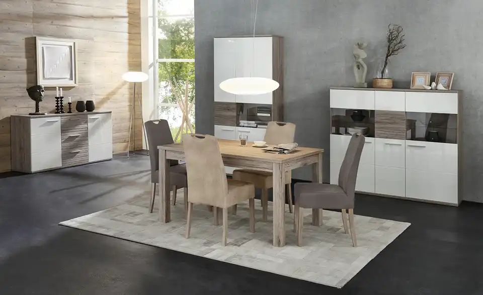 Stuhl Top-Chairs | Beige, Eiche San Remo | Höffner