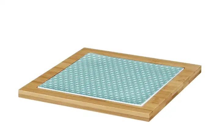 for friends Untersetzer mit Bambusrahmen Juna | Petrol