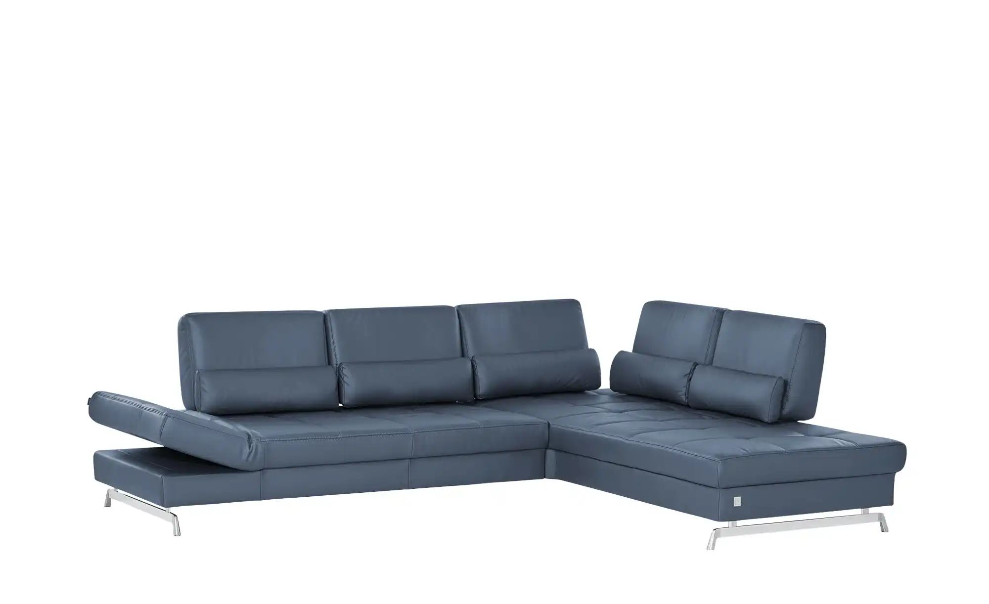 JOOP! Ecksofa Leder Loft 8108 Marine (Blau), rechts