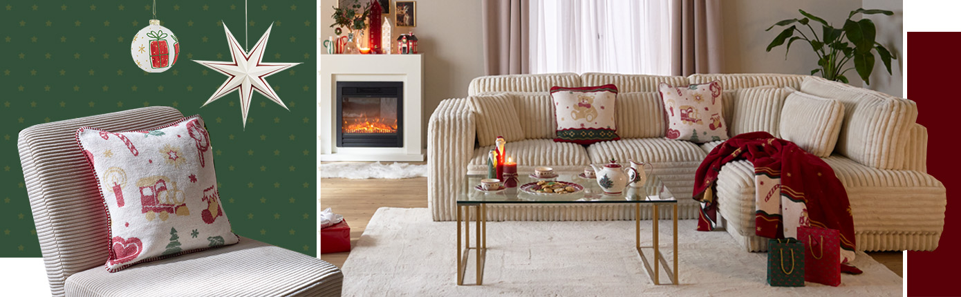 Klassische und traditionelle Weihnachtsdeko in Rot & Grün