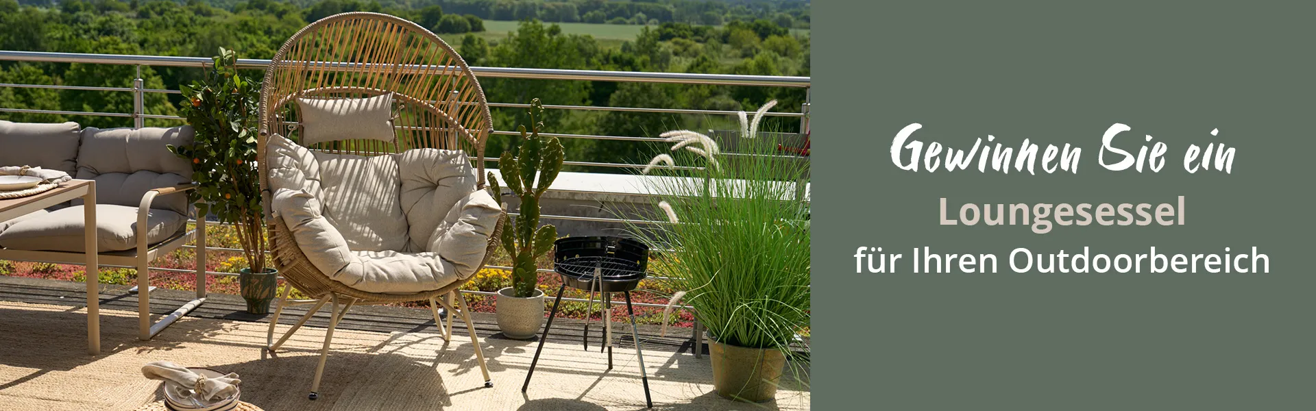 Gewinnen Sie ein Loungesessel für Ihren Outdoorbereich