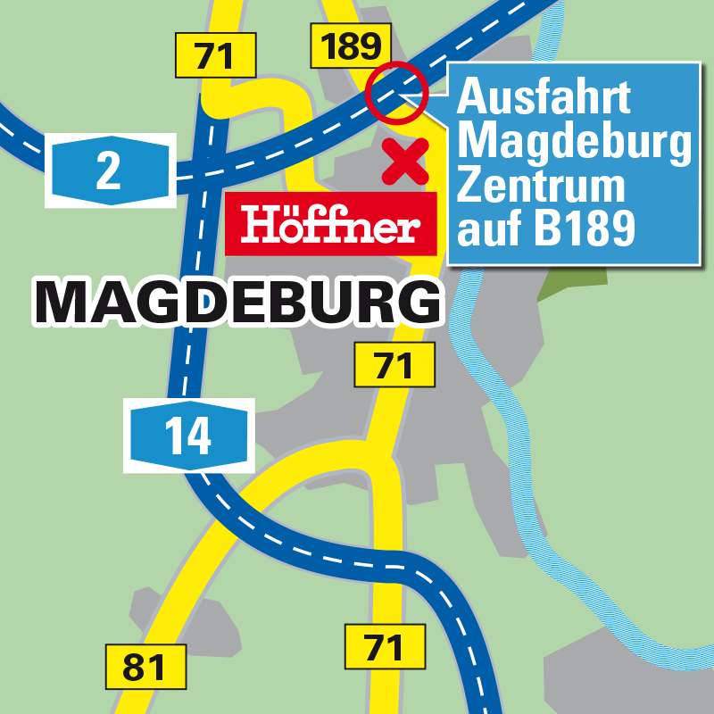 Möbel Höffner in Magdeburg am Pfahlberg Möbel, Küchen & mehr