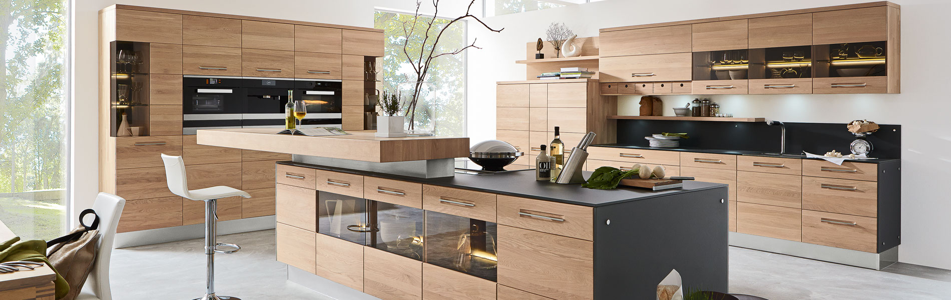Holzküchen nach maà kostenlose planung bietet ihnen möbel höffner