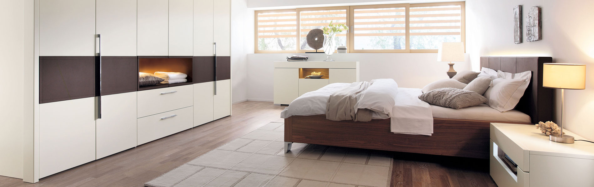 Elegante hülsta schlafzimmer zum wohlfühlen bei möbel höffner