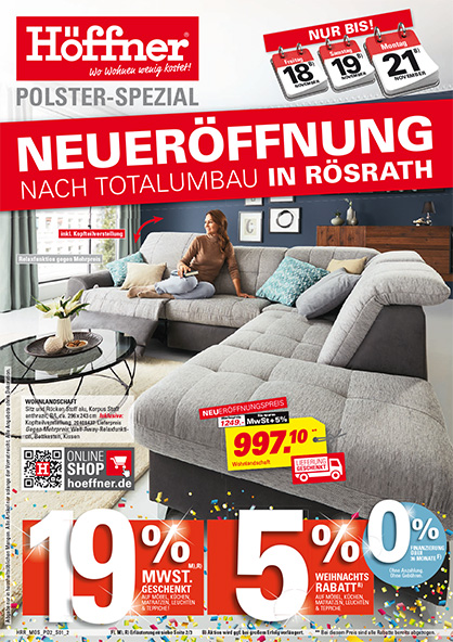 Möbel Höffner in KölnRösrath Möbel, Küchen & mehr