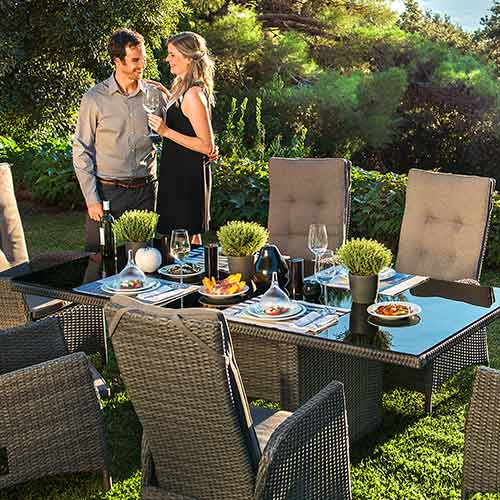 Günstige gartenmöbel aus polyrattan, holz & co. bei höffner