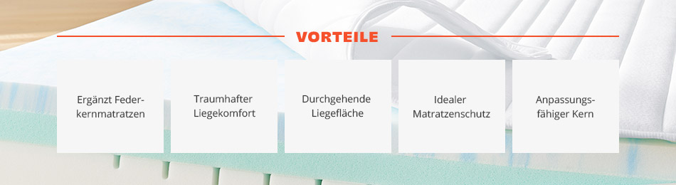 Vorteile von Matratzentoppern
