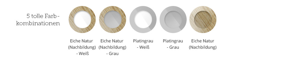 Sieg 5 Farbkombinationen