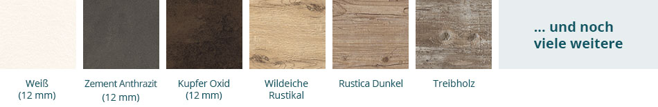 Arbeitsplatte Varianten