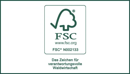 FSC, www.fsc.org, FSC® N002133, Das Zeichen für verantwortungsvolle Waldwirtschaft