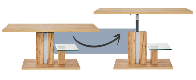 Cortina – Kühles Weiß & warme Holzoptik | Möbel Höffner