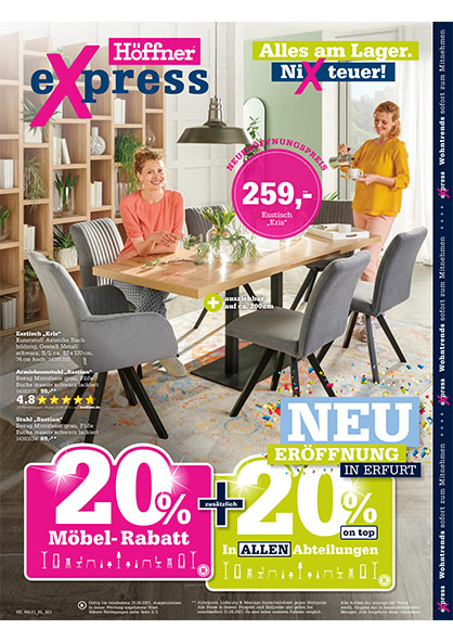 Möbel Höffner in ErfurtWaltersleben Möbel, Küchen & mehr
