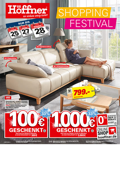 Möbel Höffner in KölnRösrath Möbel, Küchen & mehr