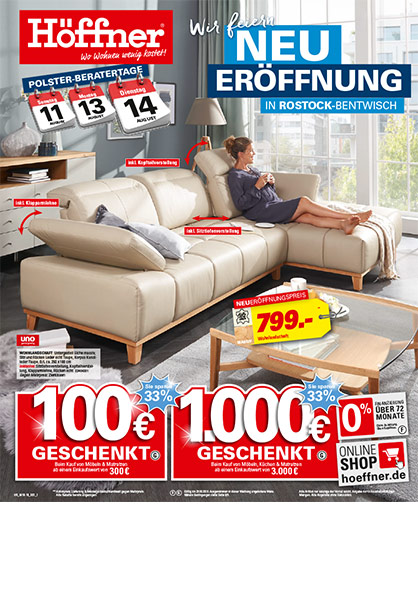 Möbel Höffner in RostockBentwisch Möbel, Küchen & mehr