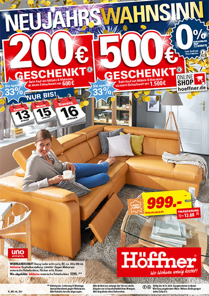 Möbel Höffner in ErfurtWaltersleben Möbel, Küchen & mehr