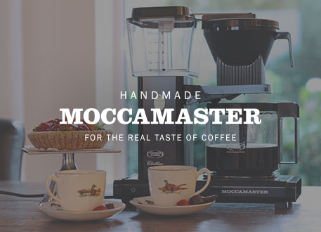 Moccamaster, handmade, for the real taste of coffee