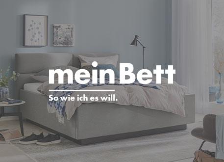 mein Bett. So wie ich es will.