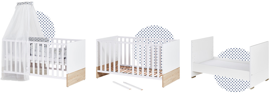 Paidi Remo Babybett / Kinderbett sale Komplettset