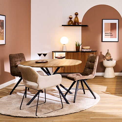 Wohnidee Pantonefarbe 2025 Mocha Mousse