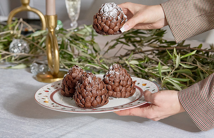 Rezept Schokoladen-Tannentapfen
