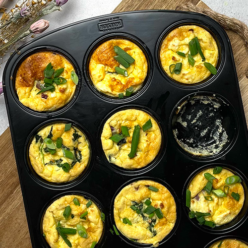 Spinat-Feta-Frittata