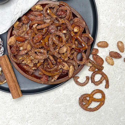 Gebrannte Brezeln & Kerne