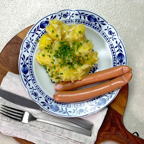 Süddeutscher Kartoffelsalat mit Essig & Öl