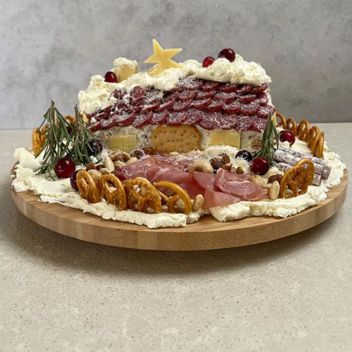 Herzhaftes Lebkuchenhaus