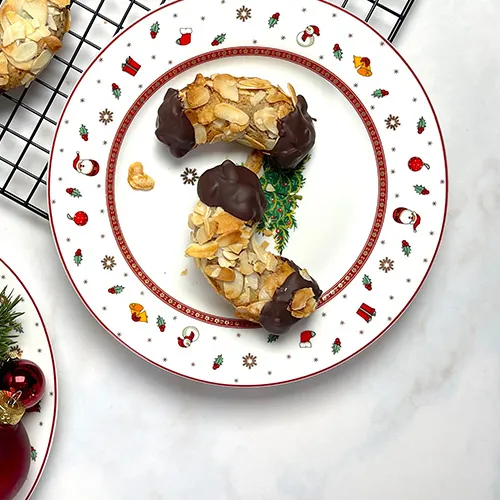 Vegane Mandelhörnchen