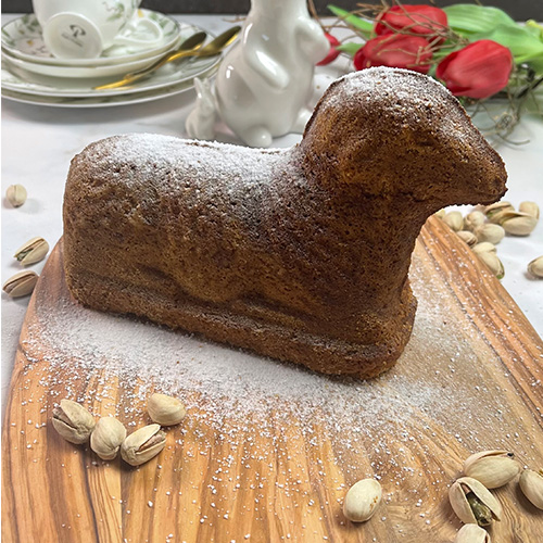 Veganes Pistazien-Osterlamm