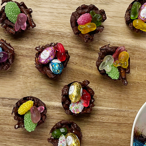 Schnelle Schokoladen-Osternester