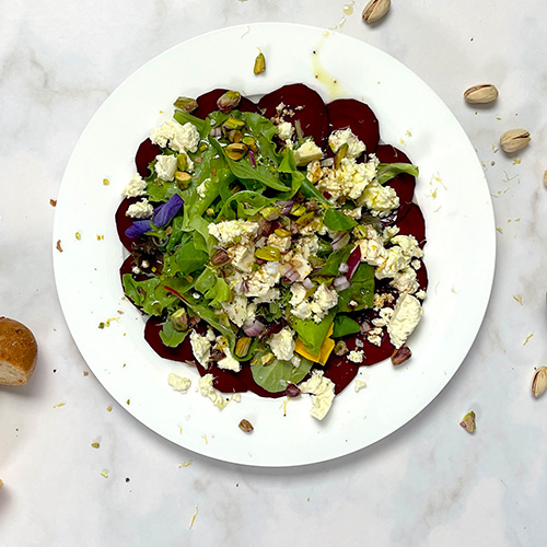 Rote Bete-Carpaccio