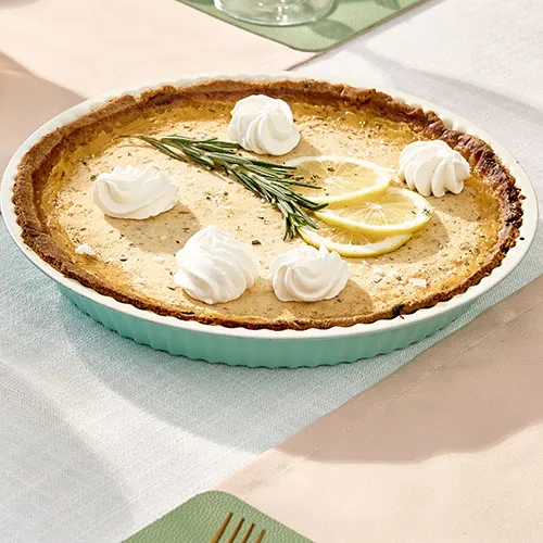 Zitronentarte mit Rosmarin