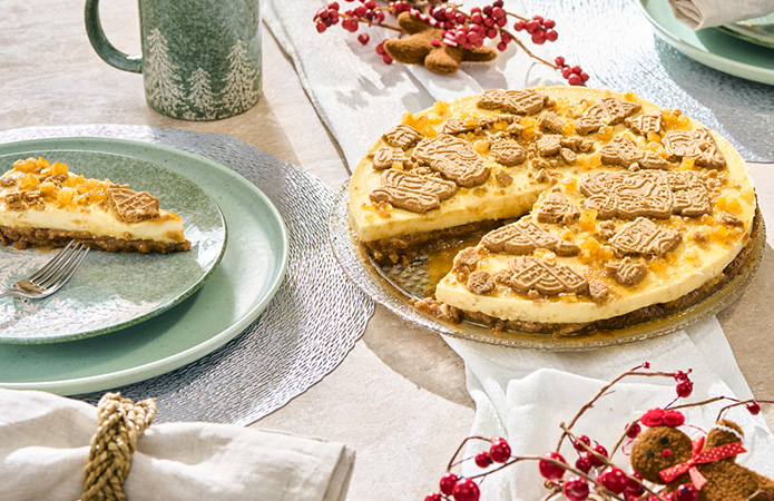 Spekulatius Panna Cotta-Kuchen