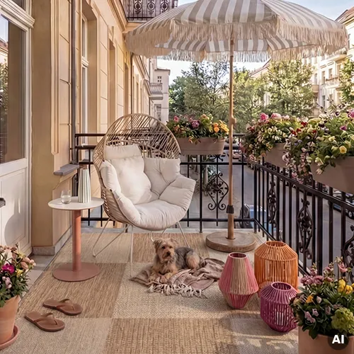 Ein Balkon, drei Einrichtungsideen - Wohnideen