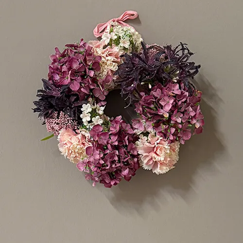 Trockenblumenkranz mit Pappe - DIY