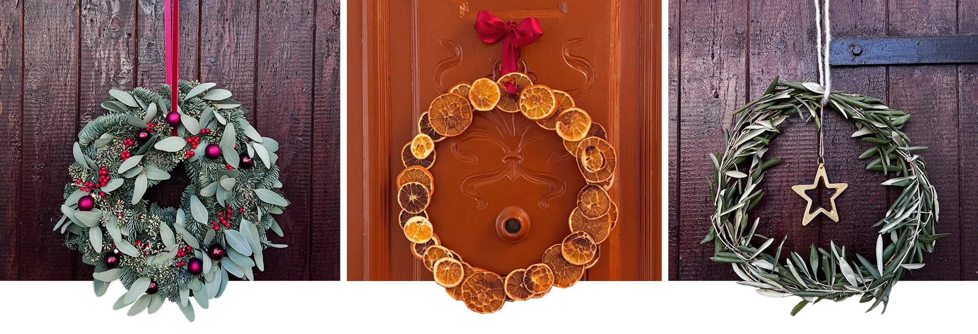 Kränze und Türschmuck