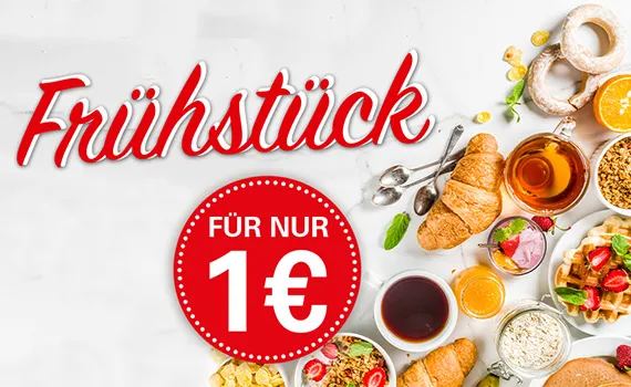 Frühstück für nur 1 Euro