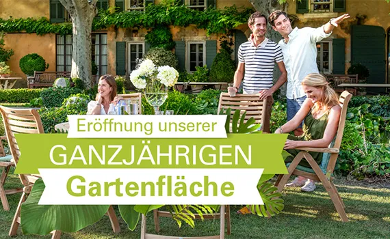 Eröffnung unserer ganzjährigen Gartenfläche