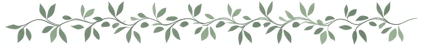 Trennergrafik Blätter und Ranken