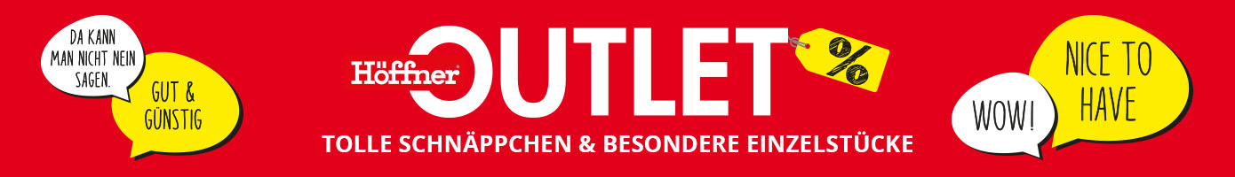 Tolle Schnäppchen & besondere Einzelstücke im Höffner Outlet