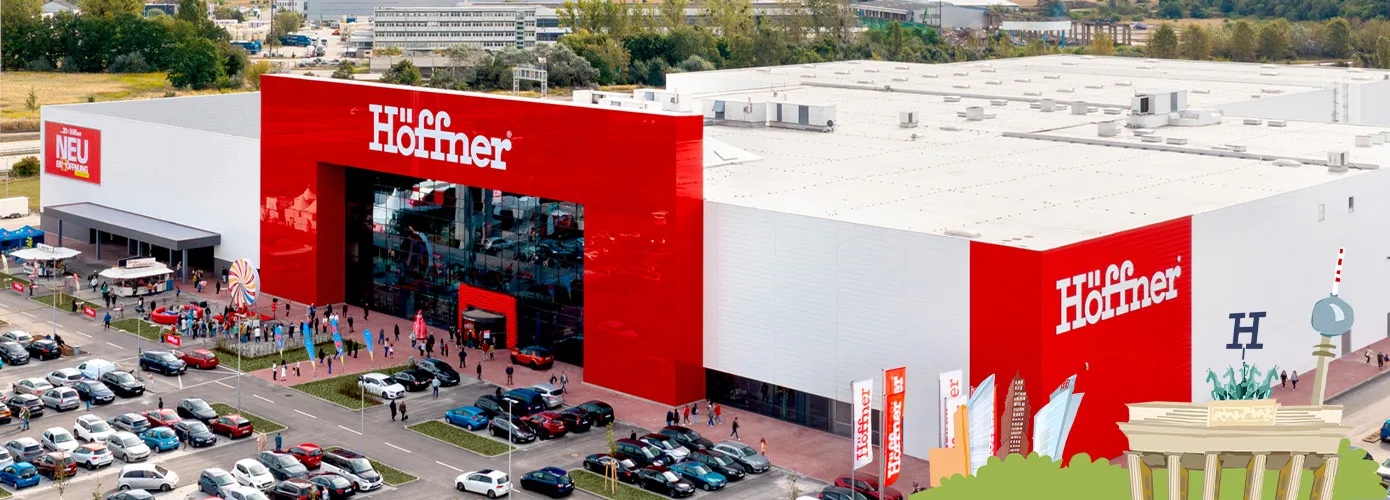 Außenansicht Höffner Filiale Berlin Vogeldorf