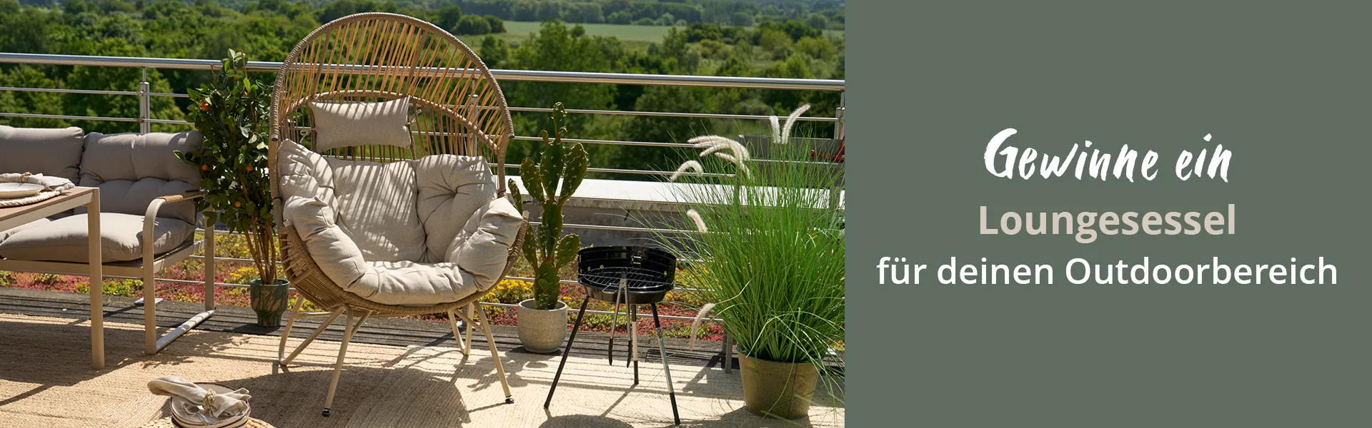 Gewinne ein Loungesessel für deinen Outdoorbereich