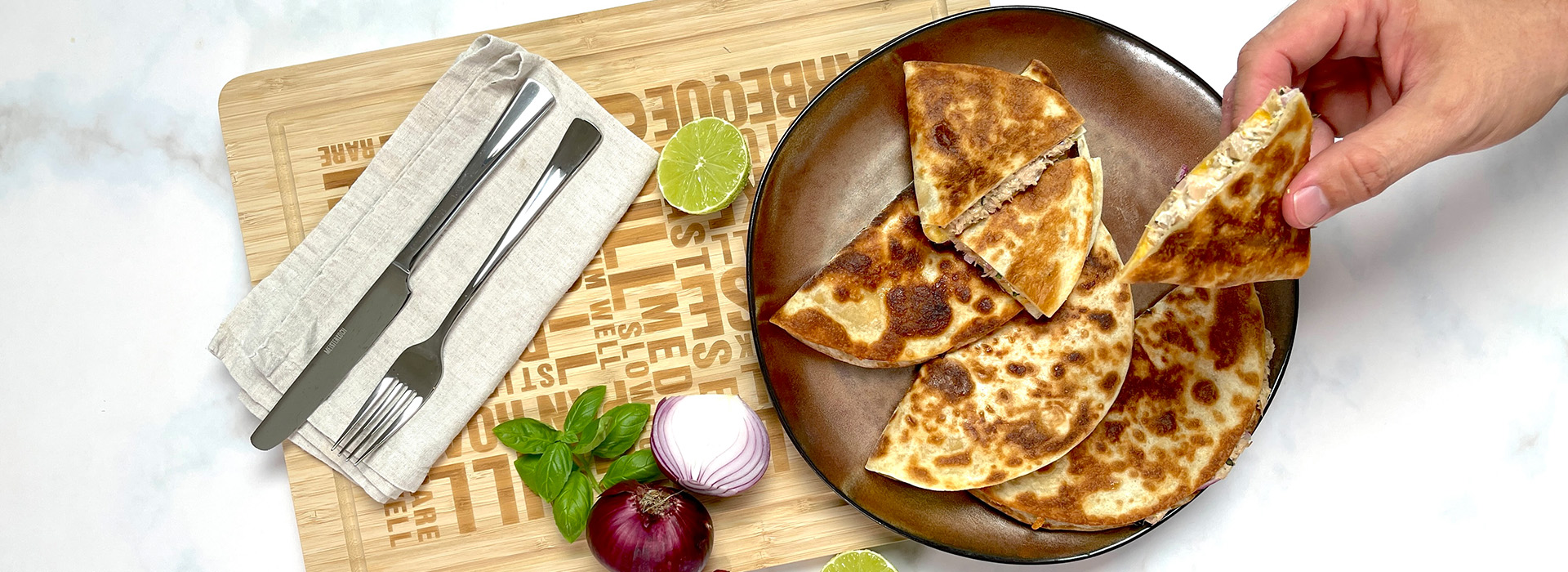 Tuna Melt-Quesadillas