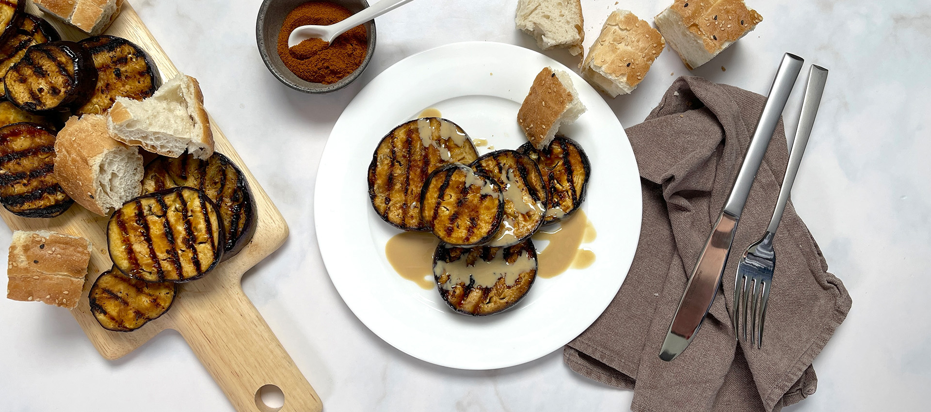 Auberginen-Steaks