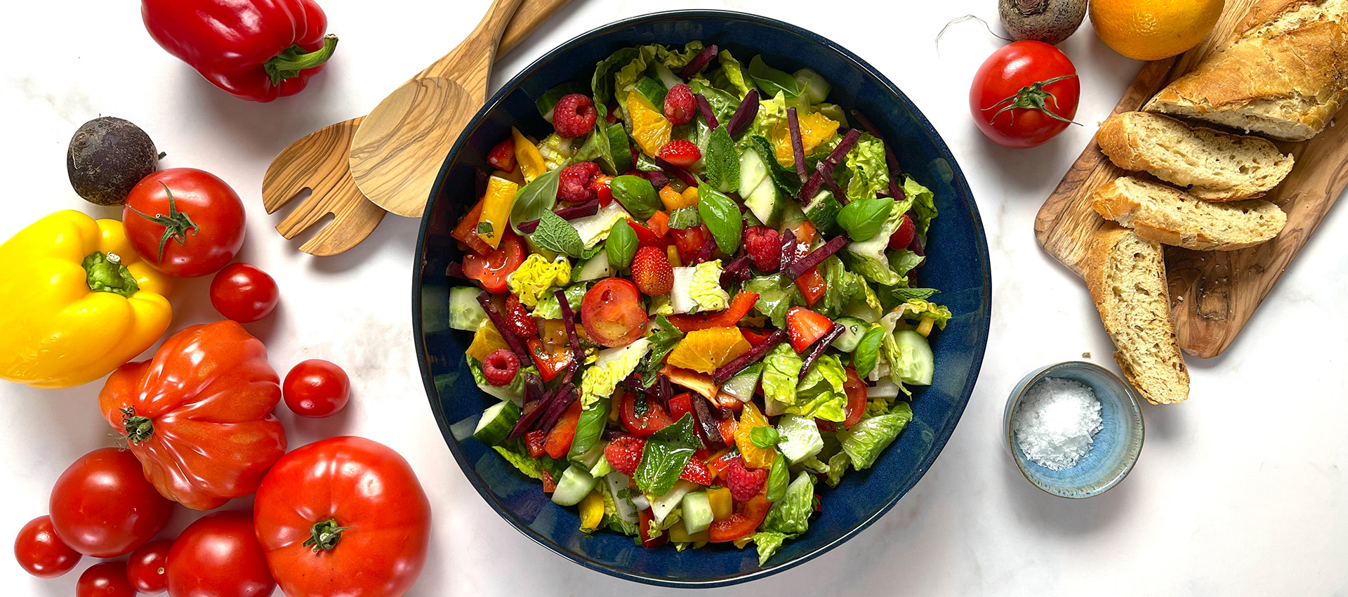 Bunter Sommersalat