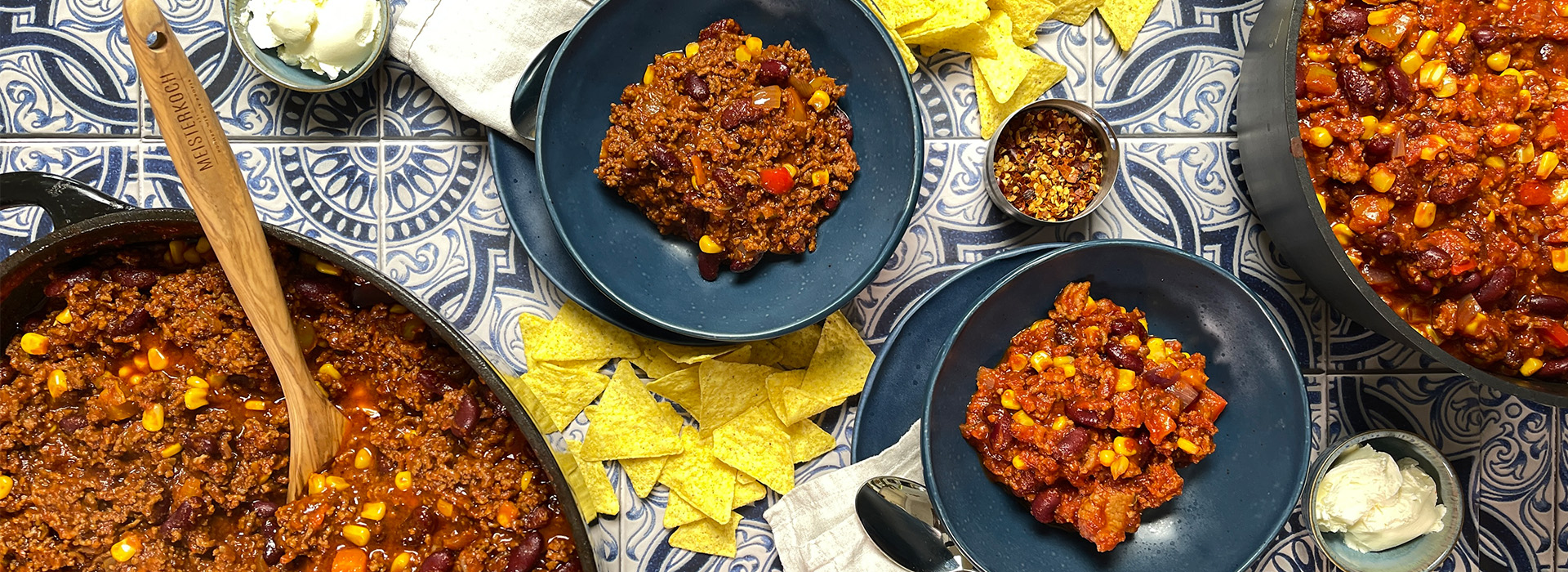 Chili con sin carne