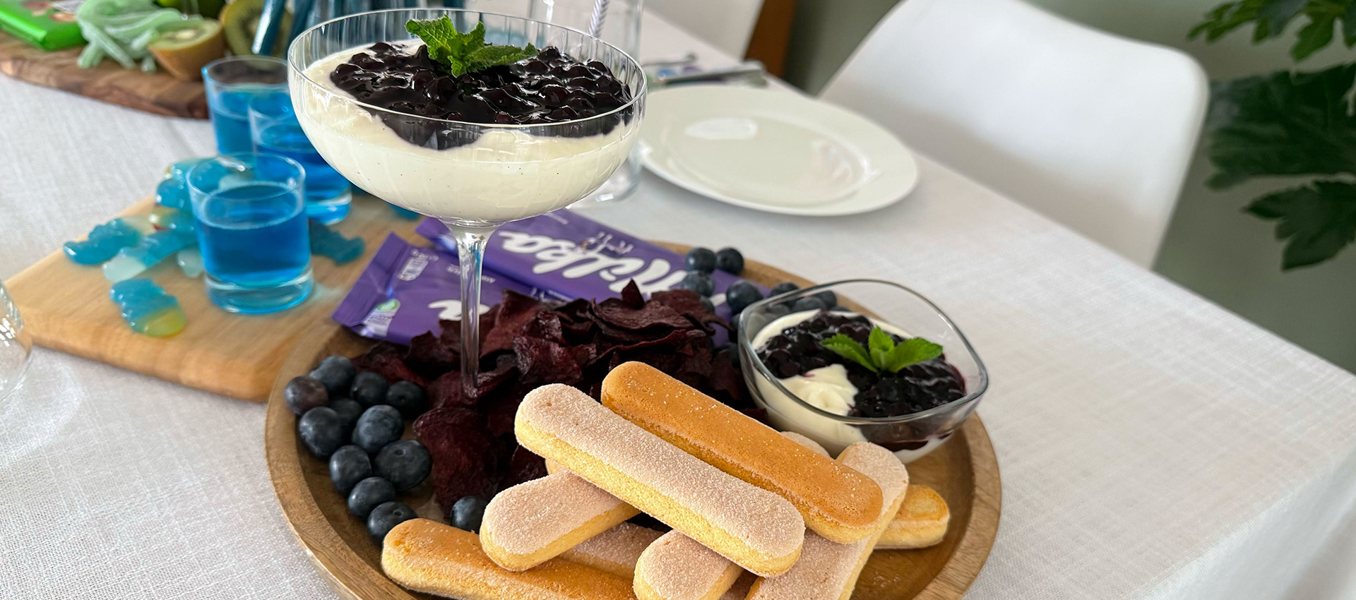Schnelles Heidelbeer-Tiramisu