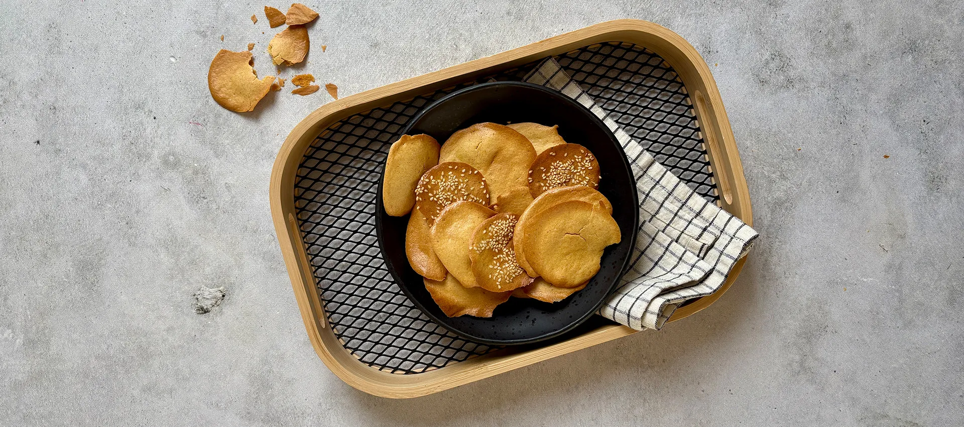 Kichererbsen-Cracker