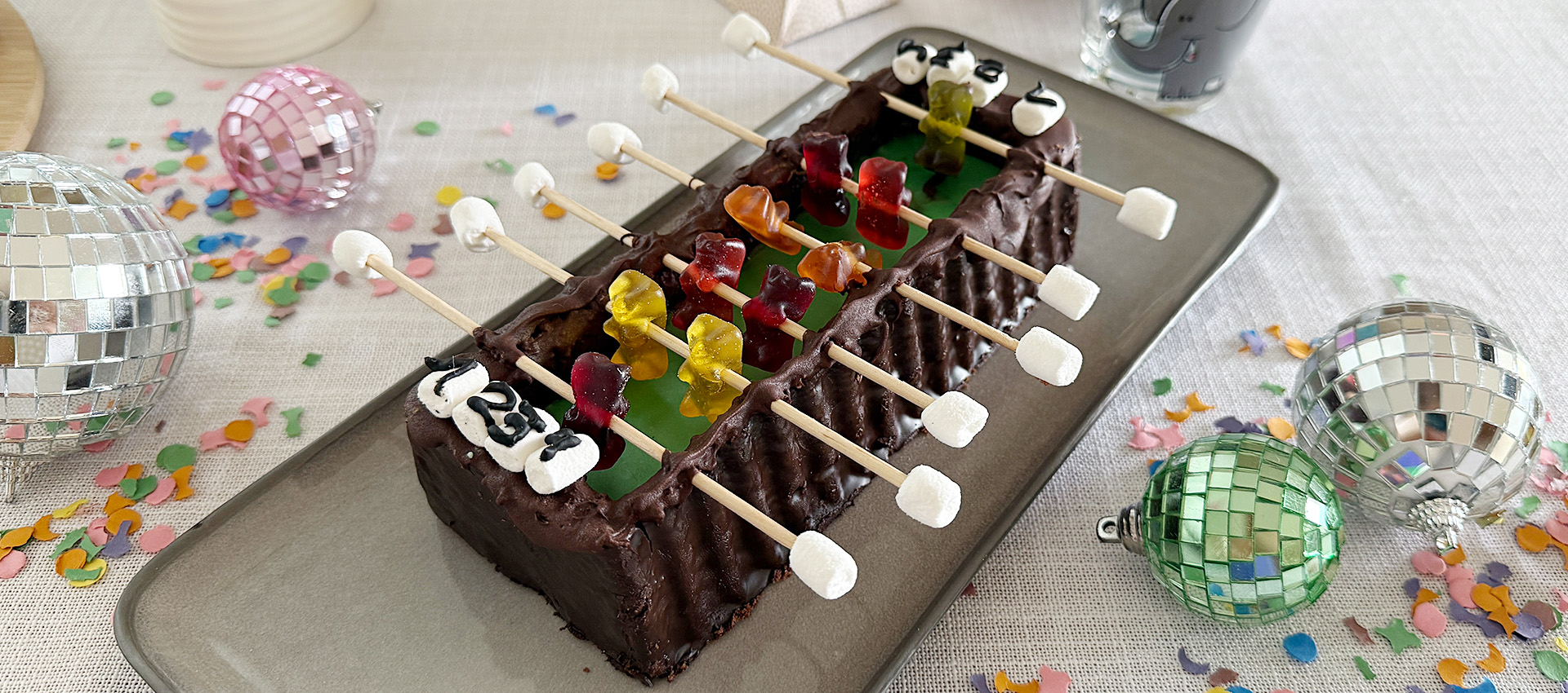 Fussballkicker-Kuchen